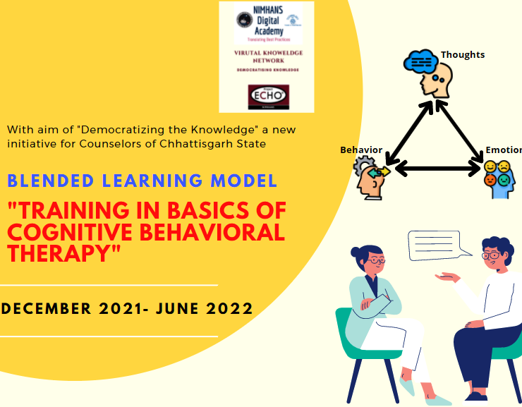 Completed:Training in Basics of Cognitive Behaviour r Therapy  