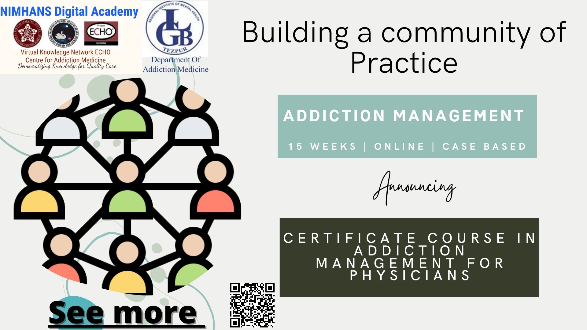 Completed: July 22- November 22: Certificate course on the Basics of Addiction Management for Doctors 13.0  